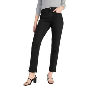 Old Navy sky hi straight black jack jeans 12